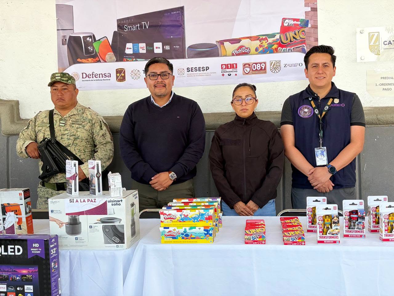 José Miguel Acatzi invita a sumarse a la campaña: “Si al desarme, sí a la paz”